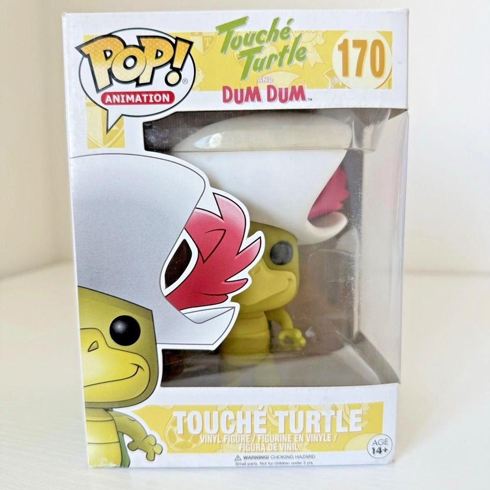 Touche Turtle Funko Pop! Animation Hanna-Barbera Vaulted Rare Vinyl Figure New